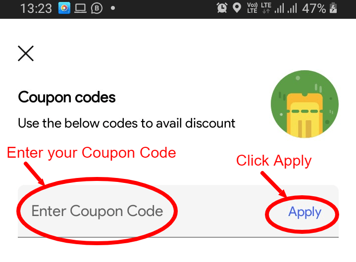 Step 4 of How to use Rapido Coupon Code