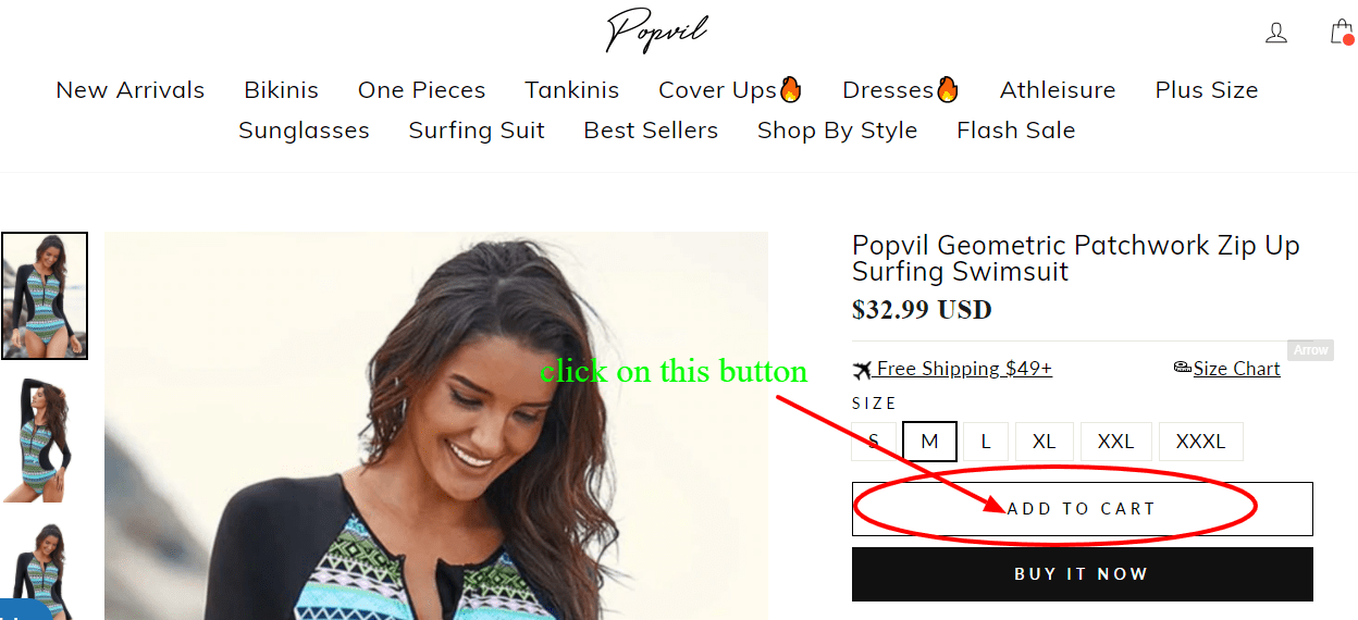 Step 5 of How to use coupon on Popvil