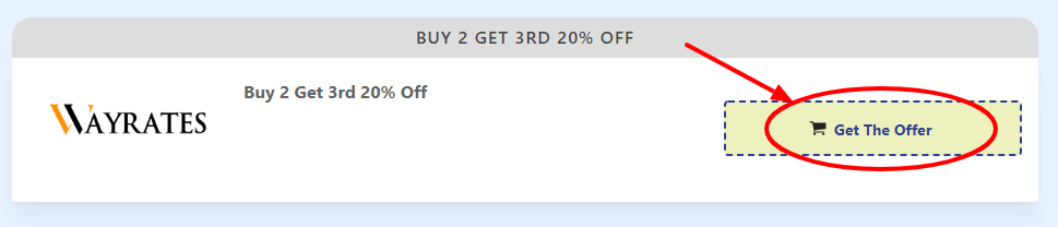 Step 1 of How to use Wayrates Coupons