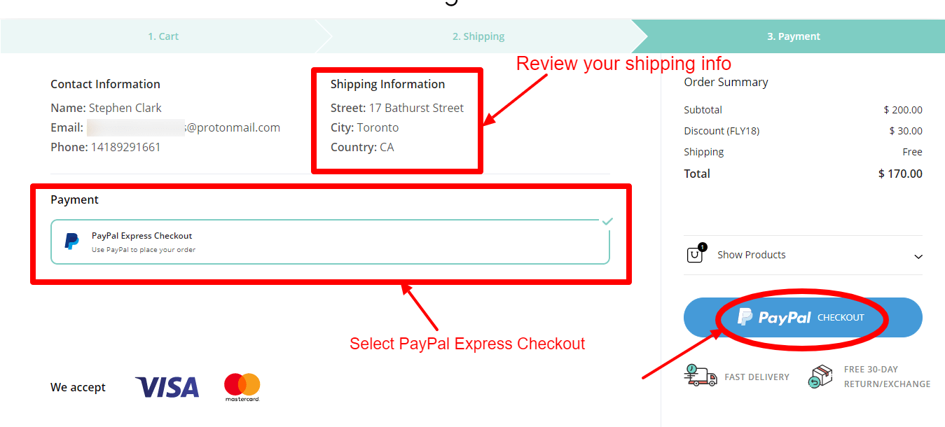 Step 5 of How to use Eyewa Coupons