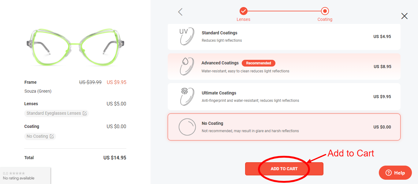 Step 2 of How to use Vooglam Coupons
